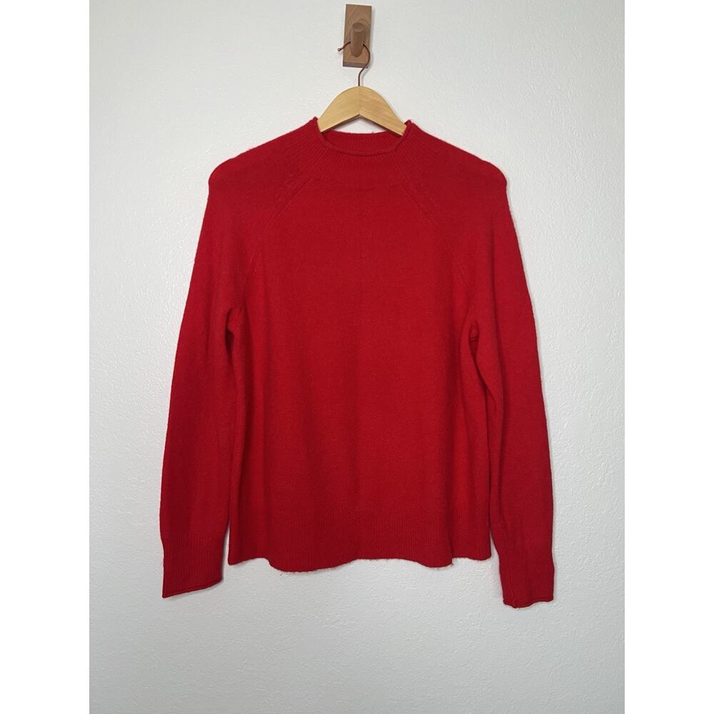 J. Crew Red Soft Rollneck Sweater Size Small